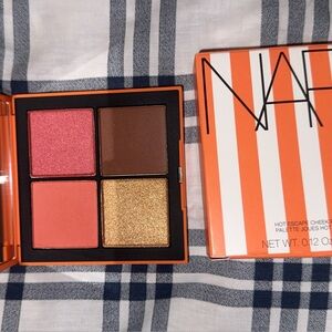 NARS Hot Escape Cheek Palette - Vibrant Pink, Rich Brown, Shimmering Gold